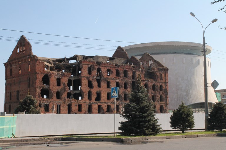 Dernier batiment "entier" ayant survécu à la Bataille de Stalingrad